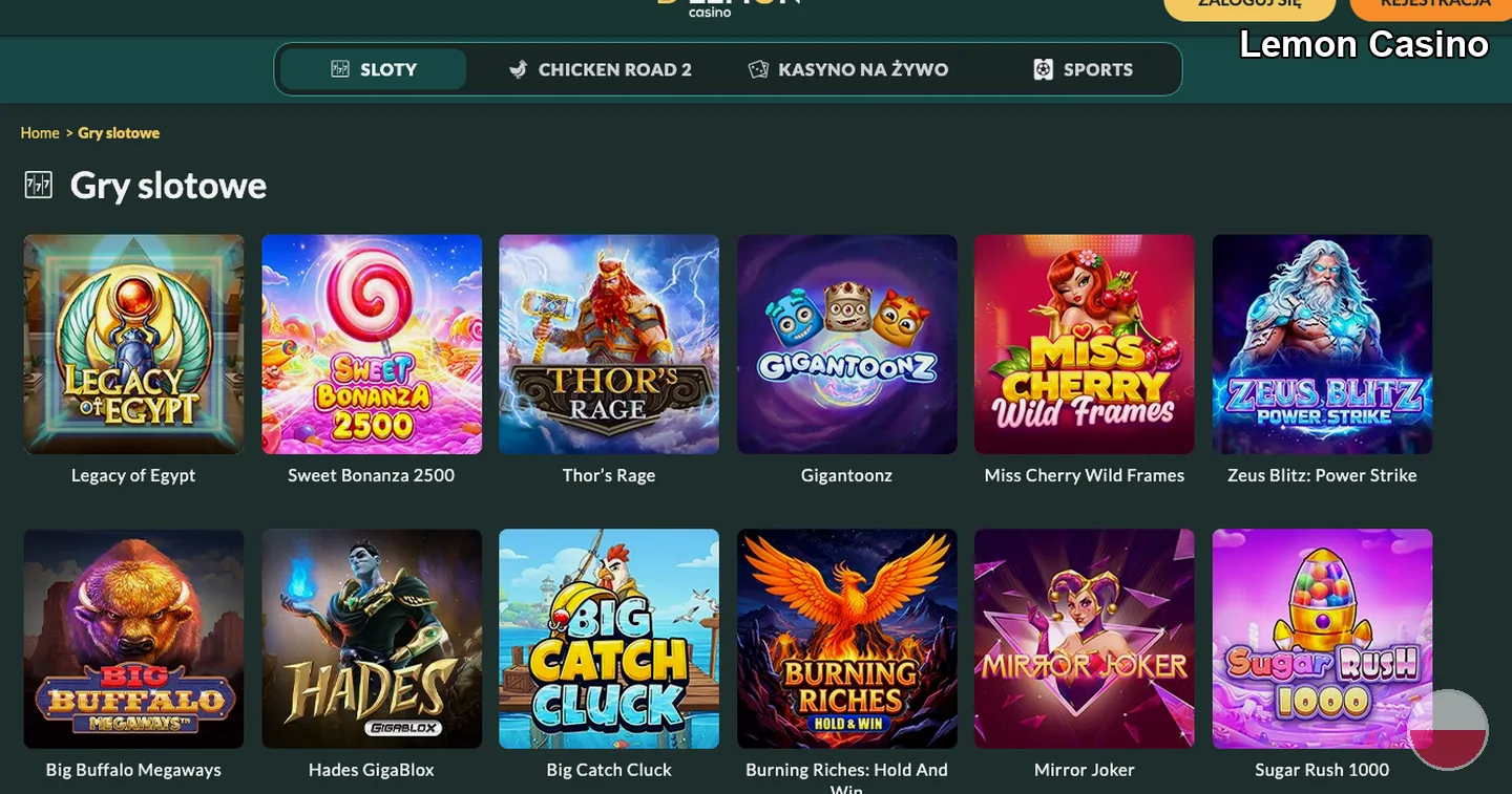 gry i automaty – Lemon Casino: wymagania wiekowe i dane potrzebne do ko